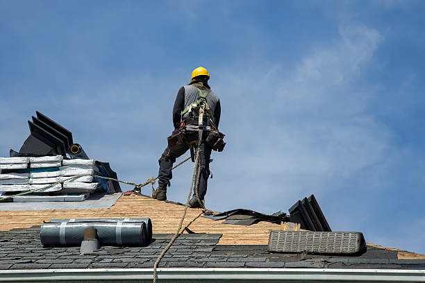 Professional Roofing technician working in Belsano, PA